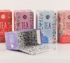 Außen und innen bunt: Der Innendruck von Teeverpackungen ist mit dem lebensmittelkonformen Farbsystem problemlos möglich.