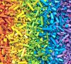 Lego Bauklötze nach Regenbogenfarben sortiert