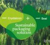 Sappi-Logo für nachhaltige Verpackungen im Hintergrund Wald