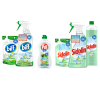 Die PET-Flaschen der „Pro Nature“-Reihe von Henkel bestehen zu 100 Prozent aus recyceltem Plastik.