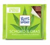 Die in Papier verpackte limitierte Edition „Schoko & Gras“ von Ritter Sport wurde im Rahmen einer einmaligen Aktion bereits in einem Testmarkt eingeführt.