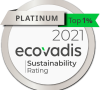 Sustainability Rating in Platin von Ecovadis